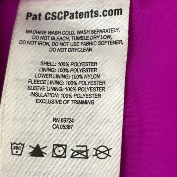 Columbia Multicolor Abstract Jacket kids ski jacket L - Picture 8 of 12